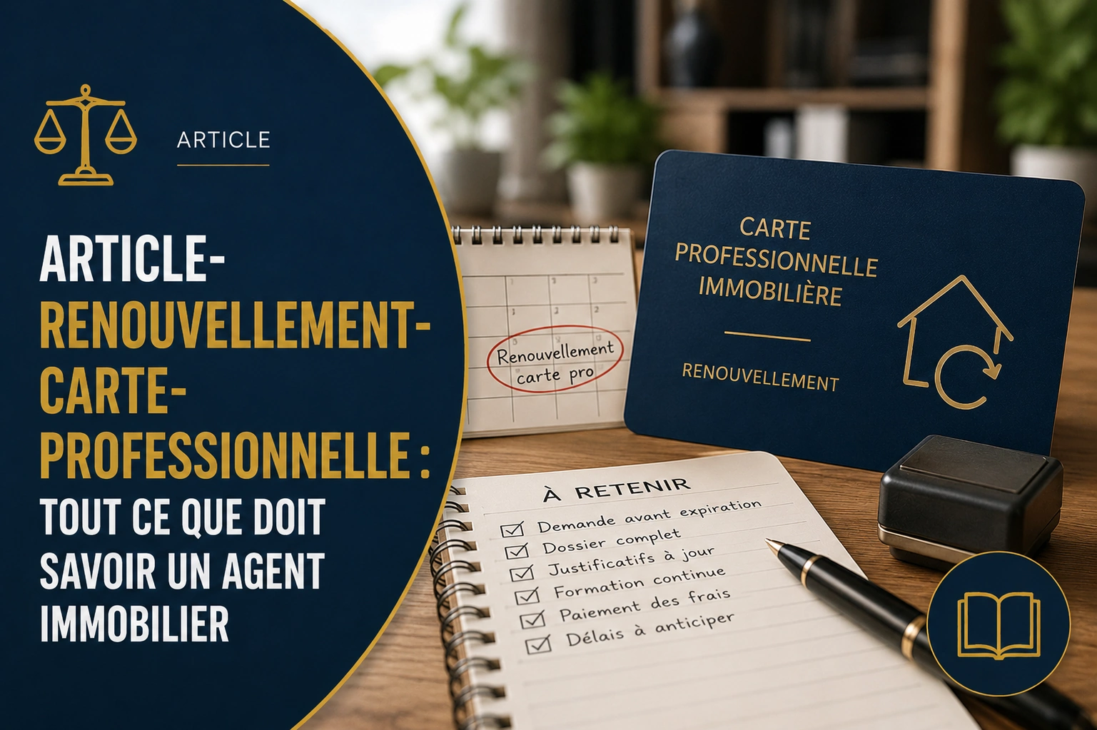 Carte professionnelle immobilier T G S guide complet