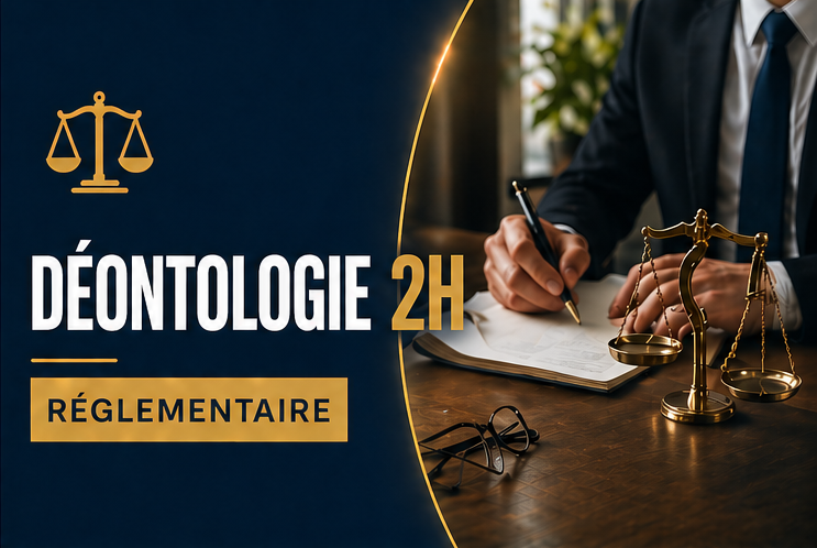 Formation déontologie immobilière e-learning loi ALUR Qualiopi