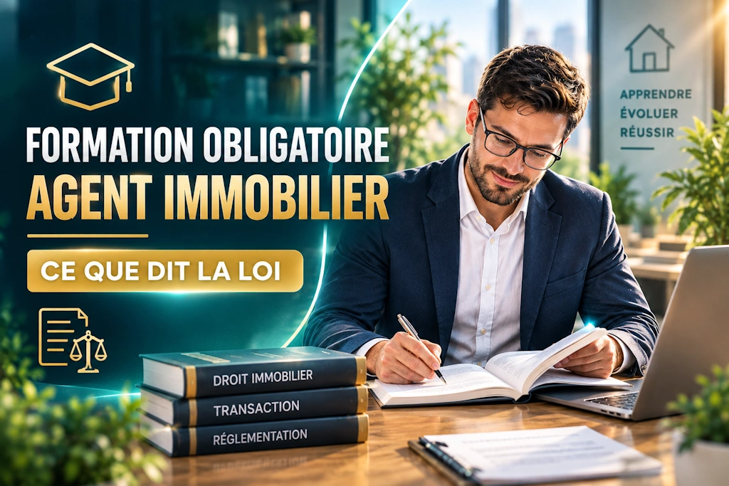 Formation obligatoire agent immobilier : attestation de formation continue