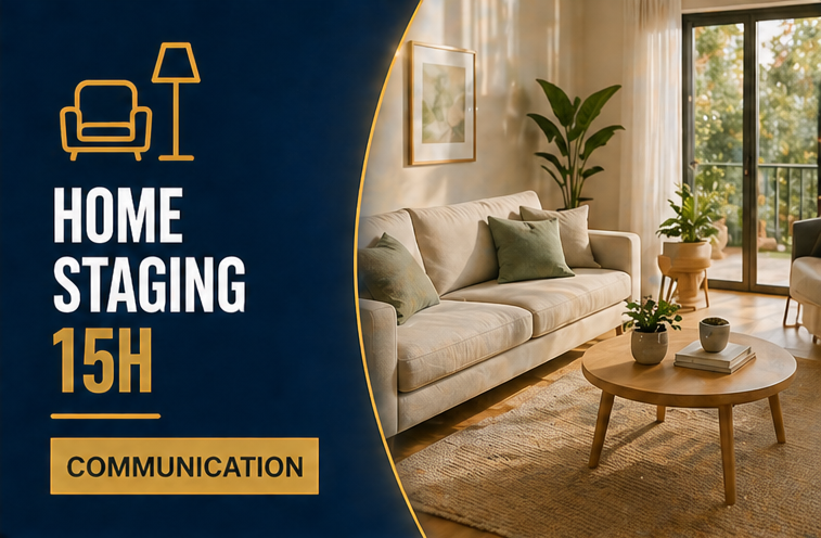 Formation home staging valorisation immobilière décoration photographie e-learning