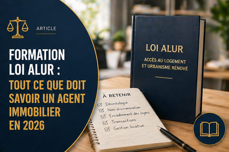 Formation Loi ALUR agent immobilier 2026