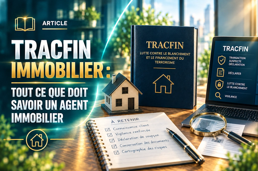 Tracfin immobilier obligations vigilance agent immobilier